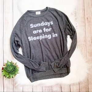 Project Social T Sundays are for Sleeping Graphic